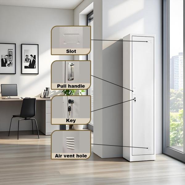 STEEL LOCKER 1 DOOR longitudinal