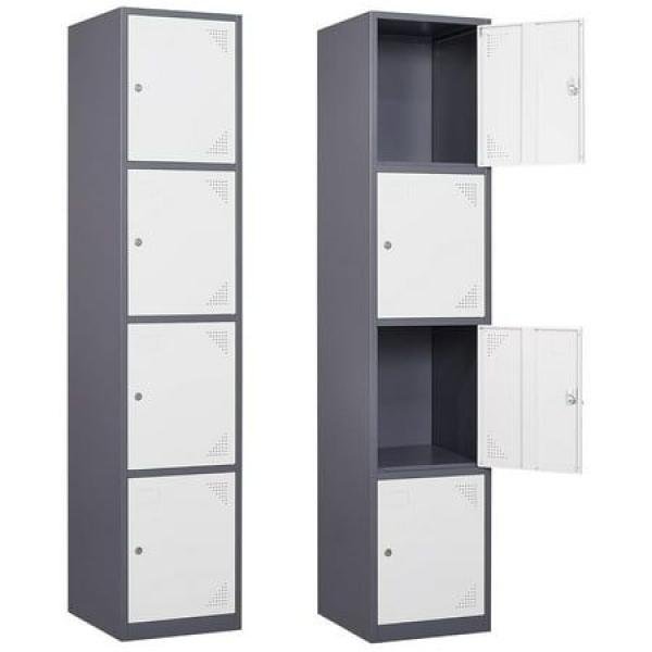 STEEL LOCKER 4 DOOR longitudinal
