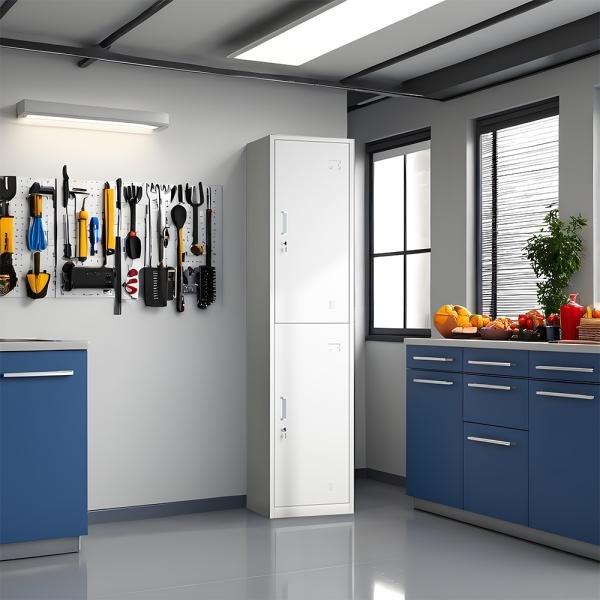 STEEL LOCKER 2 DOOR longitudinal