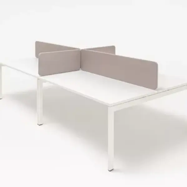 Facbric screen desk